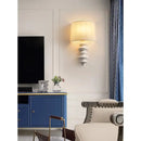 Axyaa Spiral Solid Wood Wall Lamp for Living Room, Study, Bedroom, Corridor