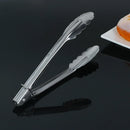 Axyaa Stainless Steel Food Tongs - Kitchen Buffet Clamp and Salad Steak BBQ Tool