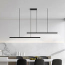 Axyaa Modern Copper Chandelier: Minimalist Nordic-style Lighting for Living, Dining, Bar.