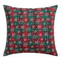 Axyaa Christmas Plaid Cushion Cover for Cheerful Home Decor