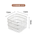 Axyaa Stainless Steel Kitchen Organizer & Vegetable Drainer Basket with Multipurpose Holder