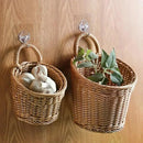 Axyaa Woven Wall Hanging Basket Organizer for Kitchen Tableware and Fruit Storage