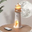 Axyaa Moon Projector Tower with Bluetooth Music Player and Motion Sensing
