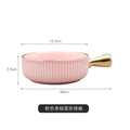 Axyaa Ceramic Breakfast Bowl with Handle, Exquisite Fruit Salad Dish