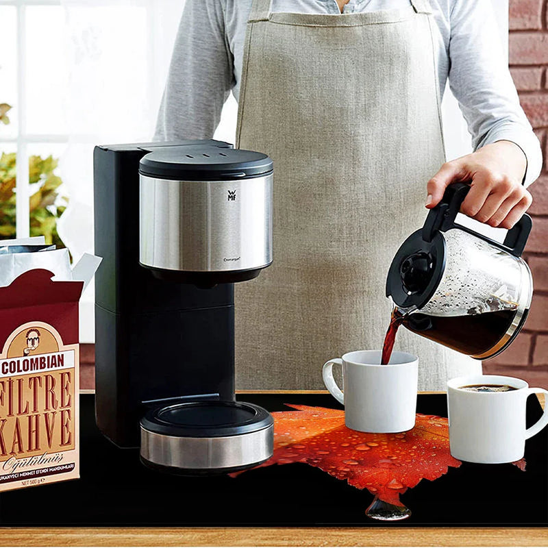 Axyaa Autumn Maple Leaf Absorbent Drying Mat