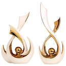 Axyaa Ceramic Decor Set for Modern Luxury Home Decor, Living Room, TV Cabinets