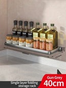 Axyaa Kitchen Storage Rack Fridge Organizer Clear Tray Food Spice Organizer