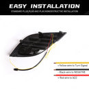Axyaa LED Daytime Running Lights Fog Headlights for Toyota Camry SE XSE
