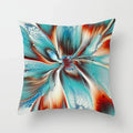 Axyaa Geometric Cat Hug Pillow Cover - Psychedelic Color Sofa Decor