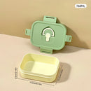 Axyaa Divided Lunch Box: Portable, Leak-proof, Microwave Safe Food Container
