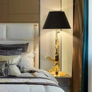 Axyaa Gun Lampshade Floor Lamps - Stylish LED Fixtures for Bedroom, Living Room, and more
