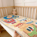 Axyaa Kids Hamburger Astronaut Latex Mat Set, Cartoon Design, 60x120cm
