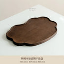 Axyaa Solid Wood Tea Tray for Serving Desserts and Coffee