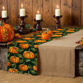 Axyaa Halloween Watercolor Head Table Runner - Farmhouse Party Decor