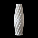 Axyaa White Round Ceramic Vases | Handmade Terracotta Flower Pot Home Decor