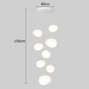 Axyaa LED Pendant Light Chandeliers for Living Room Staircase Indoor Lighting