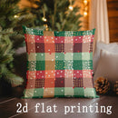 Axyaa Santa Christmas Pillow Cover for Sofa, Bedroom, Car - Festive Decor Theme