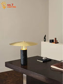 Axyaa Stone Marble LED Desk Lamp for Home Decor Living Room Bedroom Study