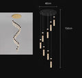 Axyaa Modern LED Pendant Chandelier for Staircase & Living Room Lighting