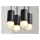 Axya Industrial LED Wall Lamp Long Line Black Vintage for Modern Living Spaces