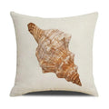 Axyaa Summer Farmhouse Linen Pillow Cover 45x45cm Beach Vacation Home Decor