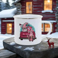 Axyaa Love Enamel Mug Set - Romantic Couples Coffee Cups