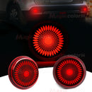 Axyaa LED Rear Bumper Reflector Lights for Toyota Corolla, Nissan Qashqai, X-Trail