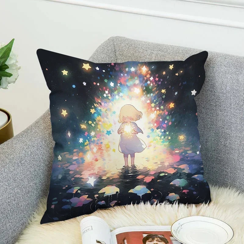 Axyaa Star Girl Anime Body Pillow Cover for Stylish Home Decor