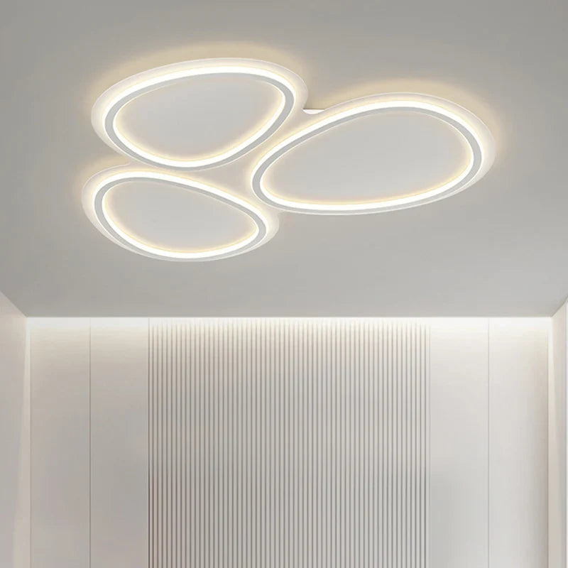 Axyaa Circular Lumines Panel Ceiling Light for Living Dining Room Decor