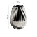 Axyaa Golden Ceramic Vase - European American Modern Home Decor & Flower Arrangement