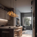 Axyaa Modern Stair Chandelier Pendant Lamp for Living Room Interior Lighting