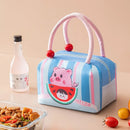 Axyaa Fruit Cartoon Lunch Bag: Large Capacity Thermal Insulated Tote for Kids & Adults