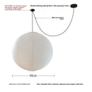Axyaa Silk Pumpkin Chandelier for Dining Living Bedroom