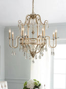 Axyaa High Living Room Dining Crystal Lamp Duplex Villa Light Luxury