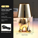 Axyaa Little Golden Man USB Table Lamp Luxury Design Room Decoration
