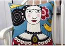 Axyaa Picasso Linen Sofa Cushion Cover Pillowcase Home Decoration Brace