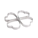 Axya Heart Shaped Fruit Pie & Mousse Cake Mold - Stainless Steel Tart Ring