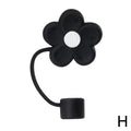 Silicone Straw Cover for Axyaa Tumblers – Cute Cup Topper with Flower Design