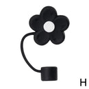 Silicone Straw Cover for Axyaa Tumblers – Cute Cup Topper with Flower Design