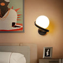 Axyaa Ball Wall Lamp: Modern Nordic Minimalist LED Sconce Light for Living Room, Bedroom, Kitchen
