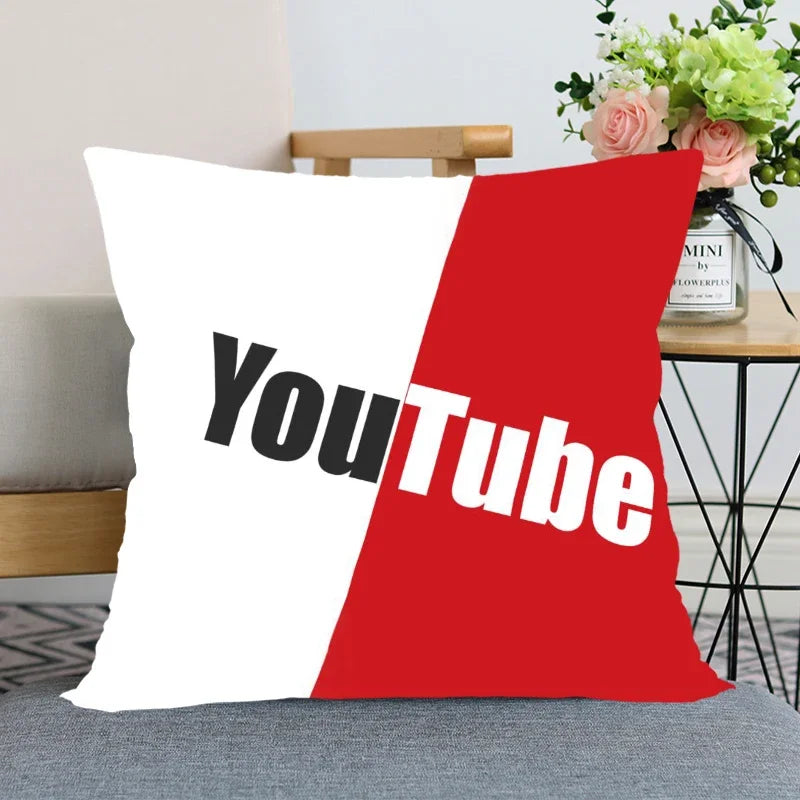 Axyaa Satin Soft Pillowcase for Home Decor 45x45cm Square Zipper Pillow Cover