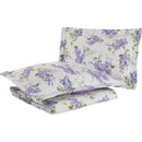 Axyaa Keighley Lilac King Quilt Set with Matching Shams