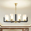 Axyaa Modern Zen LED Chandelier for Home Restaurant Bedroom Loft Iron Lamp