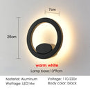 Axyaa LED Outdoor Wall Light Waterproof Aluminum Round Square Garden Sconce