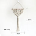 Nordic Bat Macrame Tapestry Dream Catcher for Bedroom Wall Decor by Axyaa