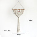 Nordic Bat Macrame Tapestry Dream Catcher for Bedroom Wall Decor by Axyaa