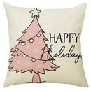 Axyaa Christmas Snow Pillows Cover - Sofa Bedroom Car Cushion