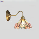 Axyaa Clear Glass LED Wall Sconce Modern Brass Fixture Applique Murale