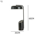Axyaa Marble Base Iron Art Table Lamp LED E27, Minimalist Design for Bedroom or Living Room