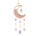 Axyaa Prism Sun Catcher Wind Chimes Moon Rainbow Maker Garden Home Decor Gift